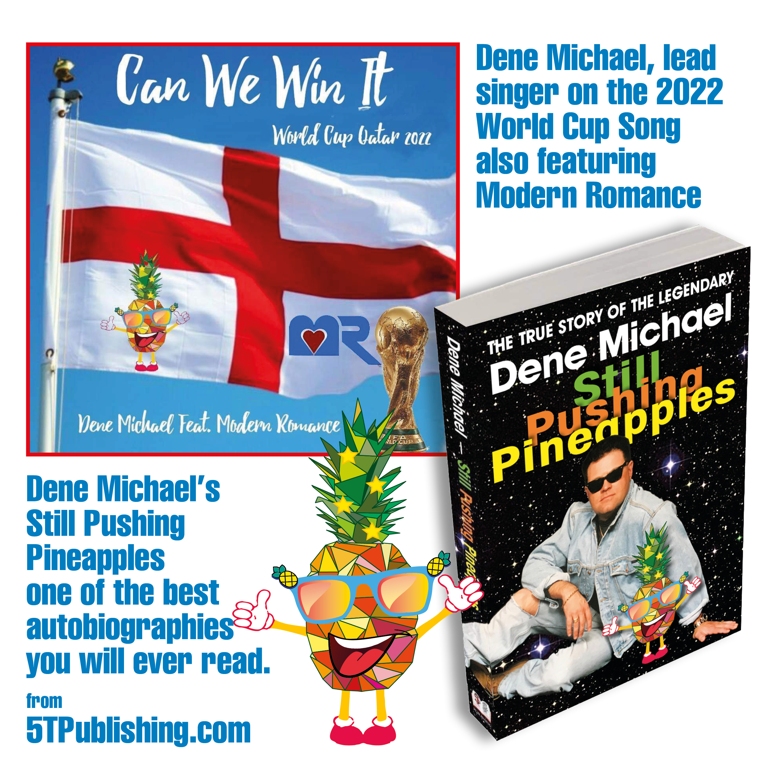 Dene Michael sings the World Cup 2022 England Team's official song.